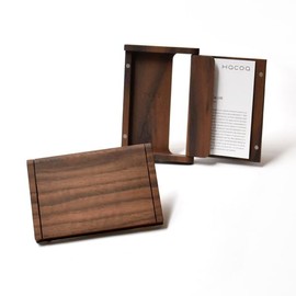 Hacoa Card Case-W Walnut H313-W