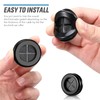 Round Rubber Plug Hole Grommet Kit 7 Sizes Black Double