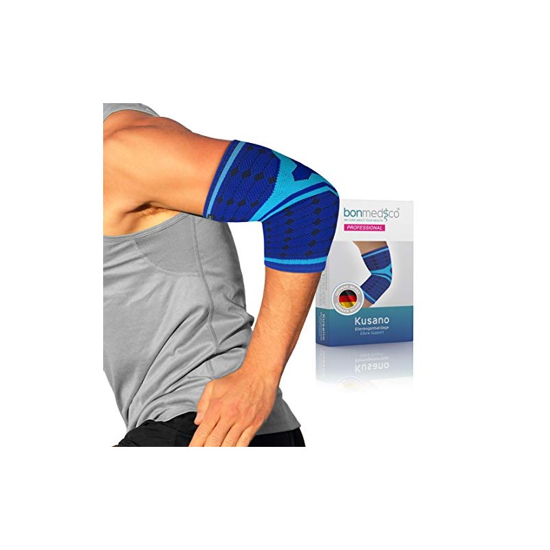 bonmedico Professional Kusano Elbow Bandage - Unisex Elastic Compression Support