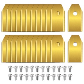 Pack of 24 Replacement Blades, Stainless Steel Blades Compatible with Segway Navimow Robotic Lawnmowers e.g. i105E, i108E, H1500E-VF, H3000E-VF, X315E, X330E & Gardena Sileno Minimom, Husqvarna