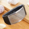Unbranded Garlic Press Crusher Stainless Steel Mincer Chopper Peeler Squeeze