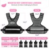 Adjustable Weighted Vest for Women, 6-12 Lbs Rucking Vest with