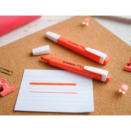 STABILO Swing Cool Pastel Edition Highlighters 1-4mm Tip Coral Red (Pack of 10)