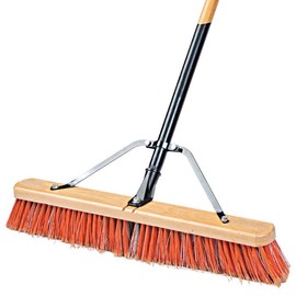 A.M. Leonard Fine-Bristle Push Brooms (24-Inch Block)