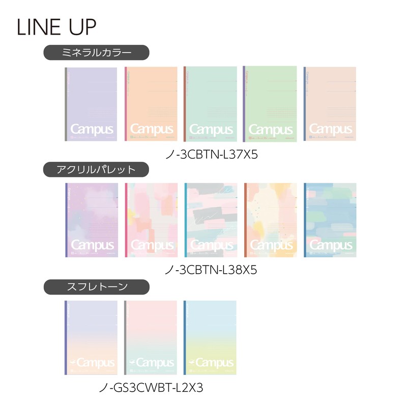 Kokuyo Notebook, Campus Notebook, B5, Dot B Ruled, Limited Size,