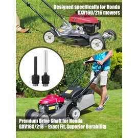 Drive Shaft Assembly for Honda GXV160 and GXV216 Self-Propelled Mowers Metal-Plastic Construction