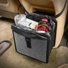 KMMOTORS Foldable hanging trash Can for vehicle, Bling Car Trash