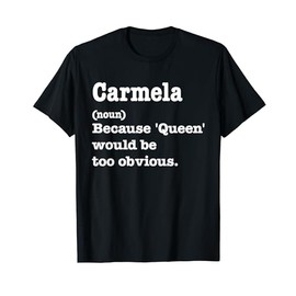 CARMELA Sarcasm Queen Tee - Custom CARMELA Women's T-Shirt