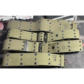 WW2 US Army Pistol Belt World War 2 ERA US MILITARY  WW2 US Army pistol Belt. Wo