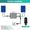 Micro Inverter Male Connector 3 Pin Waterproof Power for Hoymiles