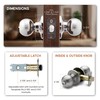 Copper Creek Privacy Interior Door Knob – ANSI Grade-3 Certified,