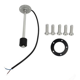 Sensor de Nivel de Agua de de 9 Pulgadas, Sensor de Nivel de Tanque de Marino Impermeable IP67 para Camión de Barco RV Estándar de la UE de 0 a 190 Ohmios