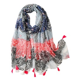 FAIRYGATE Oversized Scarves Women Scarf Ladies Scarfs Fashion Print Long Large Soft Floral Neck Shawl Wraps 36227