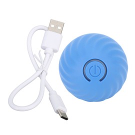 Interactive Dog Ball Toy Multipurpose Automatic Moving Bouncing Low Noise Bite Resistance Pet Jumping Ball with LED Light for Indoor