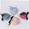 Beavorty 2 Pack Heart Shape Powder Puff Set Blender for