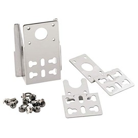 BBQ-Toro Universal Stainless Steel Holder Set for Barbecue Skewer Motor | Grill Motor Holder for Rotisserie | Grill Accessories for Gas Grill, Motor Mount