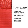 Boxer 4 Pack 2" x 24" Premium Red Axle Straps