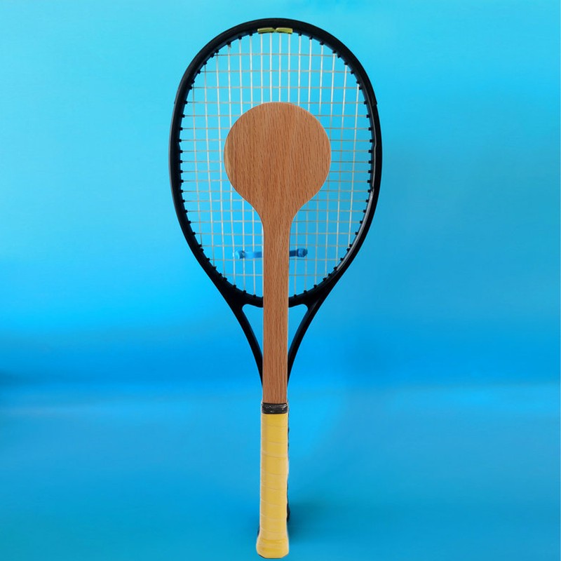 Tennis Pointer Spoon Wood Sweet Pointer Trainer Racket Swing Practice
