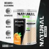 Aminoácidos Bcaas Glutamina 500g Natural Green Naranja