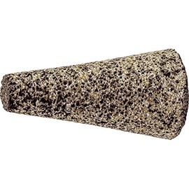 PFERD 61855 Type 17 Tapered Cone, Aluminum Oxide, 1-1/2 x 1/2" Diameter x 3" Length, 5/8-11 Thread, 24192 RPM, 16 Grit