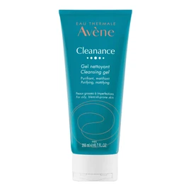 Eau Thermal Avene Cleanance Cleansing Gel for Face and Body, natural cleanser for acne-prone skin, biodegradable, bottle, 200 ml