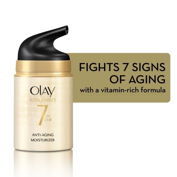 OLAY Total Effects 7-In-1 Anti-Aging Daily Moisturizer 1.70 oz (Pack of 8)
