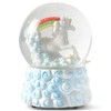 Elanze Designs Rainbow Unicorns 100MM Sturdy Resin Glitter Water Wind