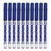 Dollar Wow Fineliner Pens, BLUE, Fine Tip (0.3mm), Pack of