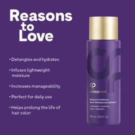 ColorProof Moisture Conditioner 8.5oz - For Dry Color-Treated Hair, Hydrates & Repairs, Sulfate-Free, Vegan