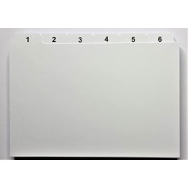 1-31 Daily Index Cards Days of Month Record Guide Cards 8x5 6x4 5x3 Index Cards 1 to 31 Dividers Tabs : UK (6x4)