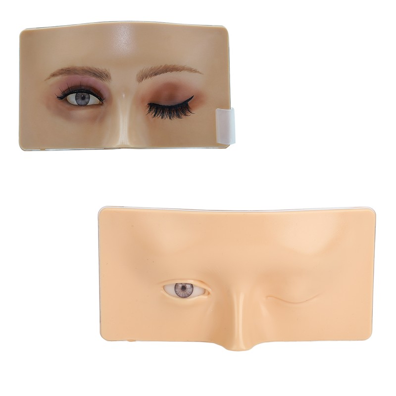 Makeup Practice Face Board 3D Silicone Reusable Makeup Mannequin Face