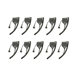 10 Pack HKLN4606 HKLN4606A HMN9030 Remote Speaker Mic Shoulder Speaker Microphone for CP200 CP200D CP200XLS CP100D CP185 PR400 BPR40 RDU4100 RDU4160D RMU2040 RMU2080D RMV2080 GP88 GP300 DTR700 Radio