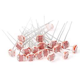 Chanzon 5mm 2 Ω ohm Photoresistor LDR Resistor 5537-1 GL5537-1 Light-Dependent Photoconductor 20pcs Photo Light Sensitive