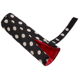 Hanna Hula TNS-GRPD-PLK01 Tennis Racquet Grip Cover with Deodorizing Tag, Polka Black