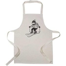 Azeeda 'Beginner Skier' Kid’s Cooking Apron (AP00068945)