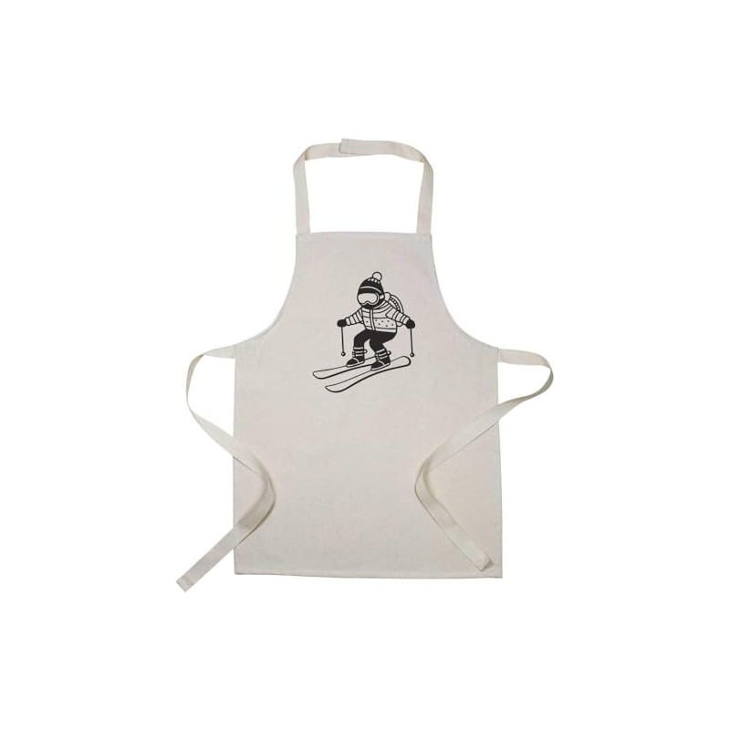 Azeeda 'Beginner Skier' Kid’s Cooking Apron (AP00068945)