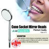 Dental Mirrors #5, Mouth Mirrors, Front Surface, Cone Socket (12pc/Box)