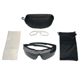 SummitRush Polarized sports sunglasses suitable for men and women with myopia, driving fishing mountain bikes sunglasses UV400 protection adjustable nose support sunglasse (Black black)