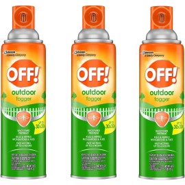 Off! Wooden OFF Backyard Pretreat Outdoor Fogger, 16 Ounces - 3 Pack