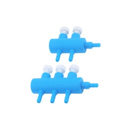 MY MIRONEY 5Pcs 2 Way Outlet Air Flow Distributor 1Pcs 3 Way Outlet Air Flow Control Valve Oxygen Splitter Air Pump Valve 4/8mm Pipe Tube Pump Distributor