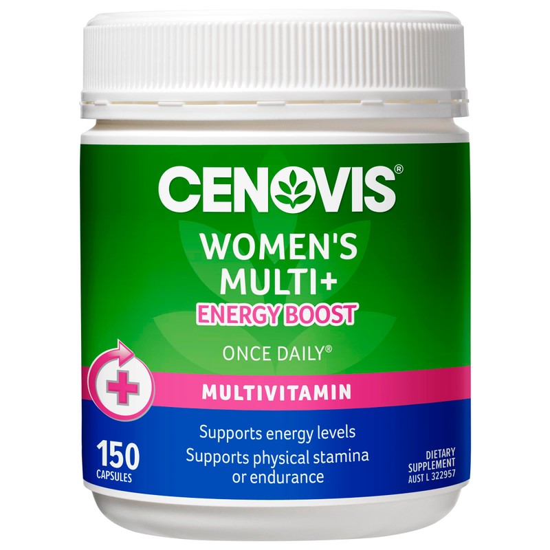 Cenovis Women’s Multi+ Energy Boost - Multivitamin - Supports Physical