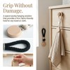 Zirax Tea Towel Clips with Woven Cotton Hanging Loop, Sturdy
