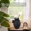 Creative Anatomical Heart Vases Resin Sculpture Heart Shaped Art Flower