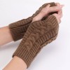 Patry Paquete 4 Guantes Sin Dedos Invierno Frío Navidad Lana