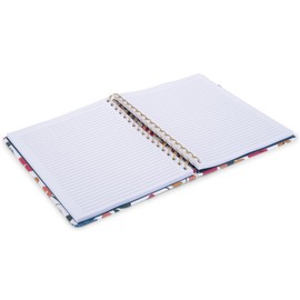 Mary Square Joy of the Lord Is My Strength Pink Floral 7 x 9 Paper Agenda Journal Notebook