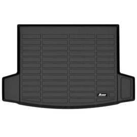 IKON MOTORSPORTS TPE Cargo Trunk Liner, Compatible with 2025 Mini Countryman, Custom Fit All Weather Protection Heavy Duty Rear Trunk Tray Cargo Mats Protector, Black