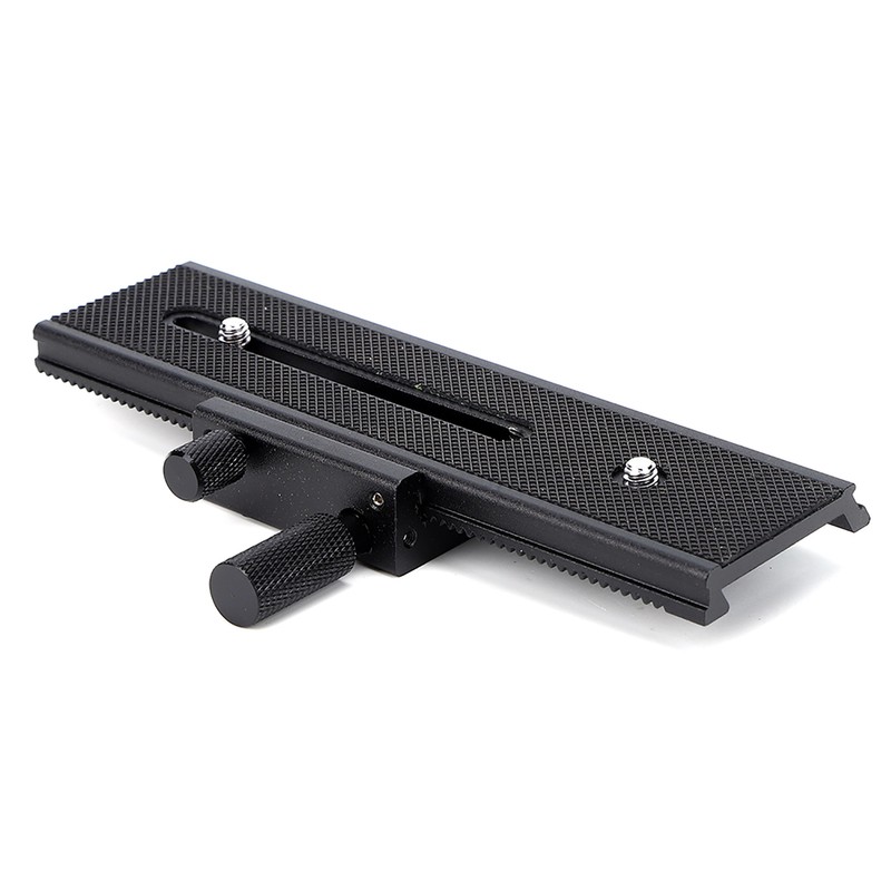 2 Way Macro Focusing Rail Slider with 1/4" Mounting Screw