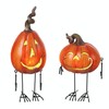 Heaven Sends Metal and Resin LED Pumpkins with Dangling Arms