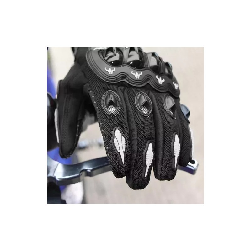Bluelander 5 Guantes Para Moto O Bicicleta Dedo Completo Color