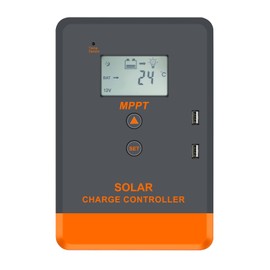 PowMr MPPT Solar Charge Controller 30AMP, for 12V/24V Auto, MAX 75V, 780W Input, w/LCD Display, for Lead-Acid Lithium Battery